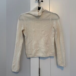 Abercrombie & Fitch Cream Turtleneck Sweater